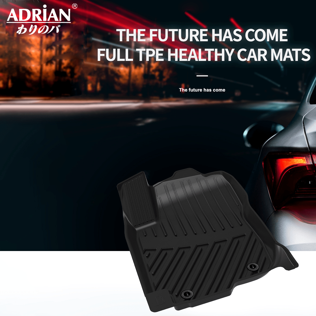 Lexus GX 2010 - 2023 / Toyota Prado 2010 - 2023 3 Rows Beige Color - Adrian Pro Series Car Mats - Adrian